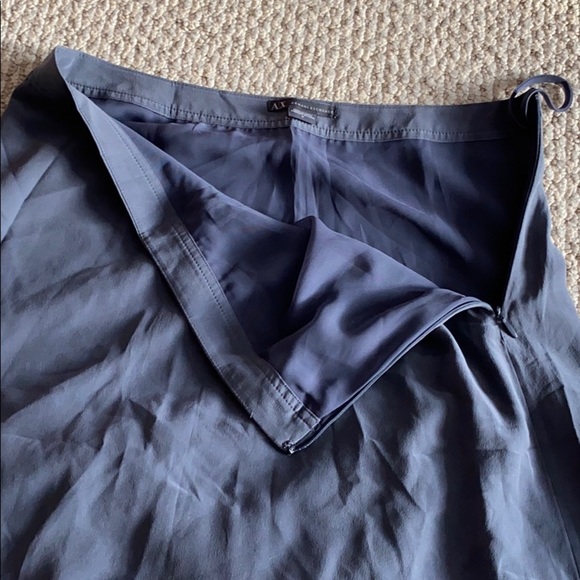 NWOT Armani Exchange silk skirt - Picture 7 of 9